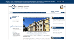 Desktop Screenshot of cortediappellodicatanzaro.it