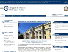 Tablet Screenshot of cortediappellodicatanzaro.it